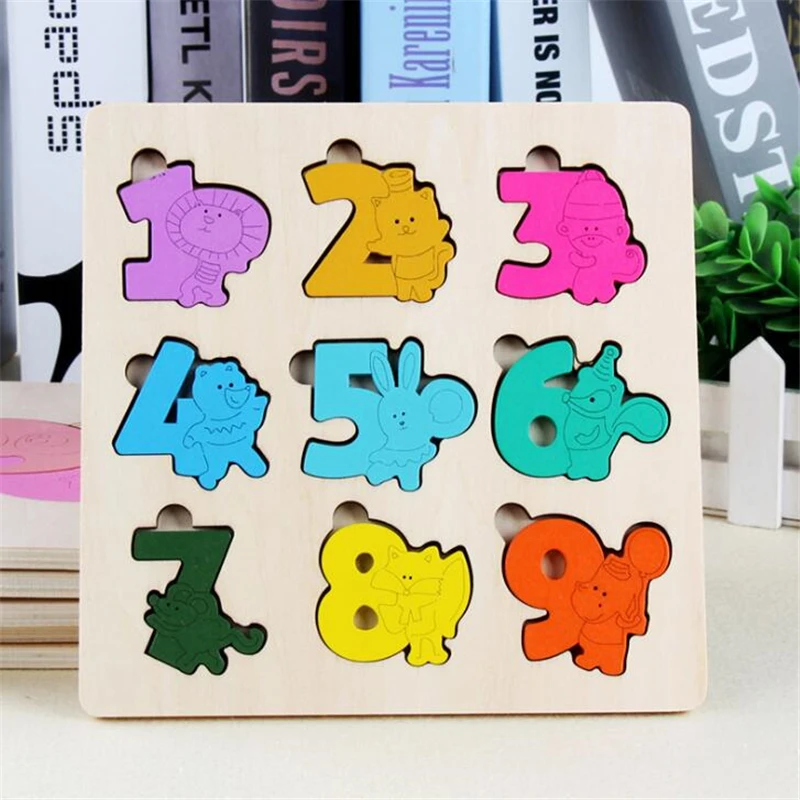 Hot Kids Face Change Expression Puzzle Building Blocks Montessori Cube Table Game Toy Wooden Educational Toys for Children