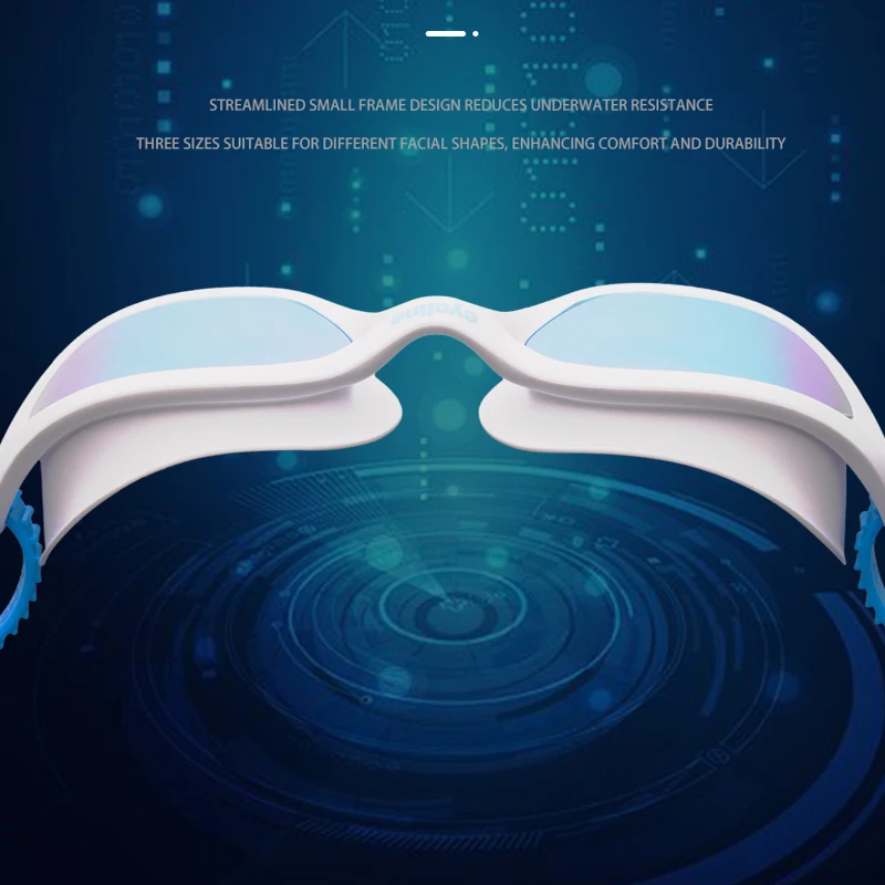 Professional Training Customized Logo Swimming Goggles No Leaking Anti Fog Uv Protection Adult Swim Goggles With Black Strap Oem