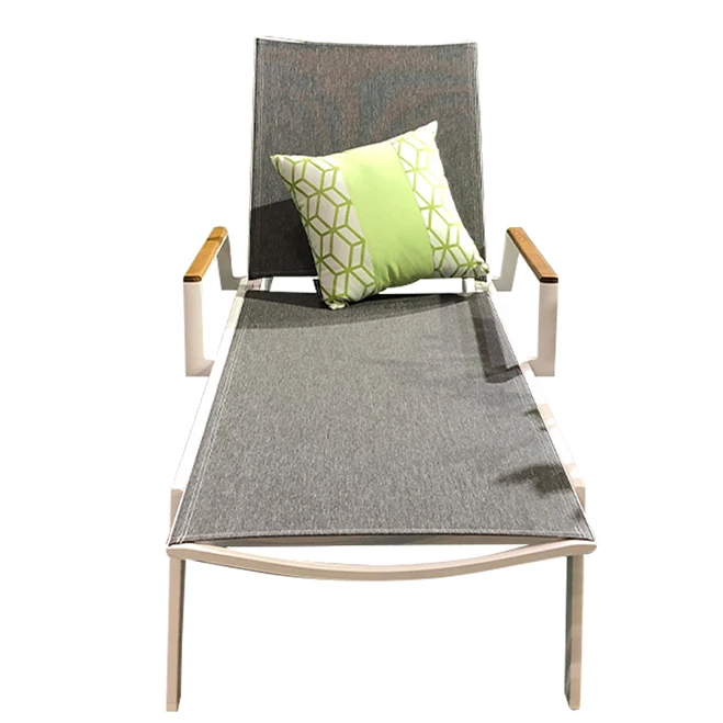 First Class Quality Stackable Outdoor Furniture Reclining Beach Sun Lounger