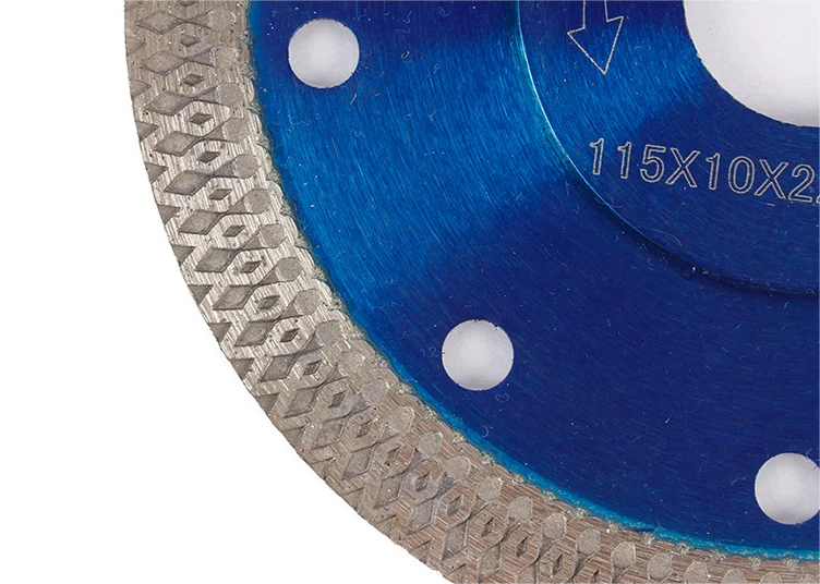 Hot Pressed Turbo Rim Flange Diamond Saw Blade for Ceramic Granite