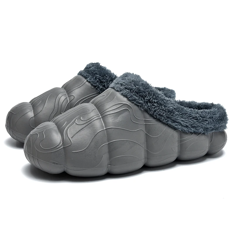 Waterproof House Ladies Winter Fur Slides Fashion Animal Slippers Adults Warm Bear For