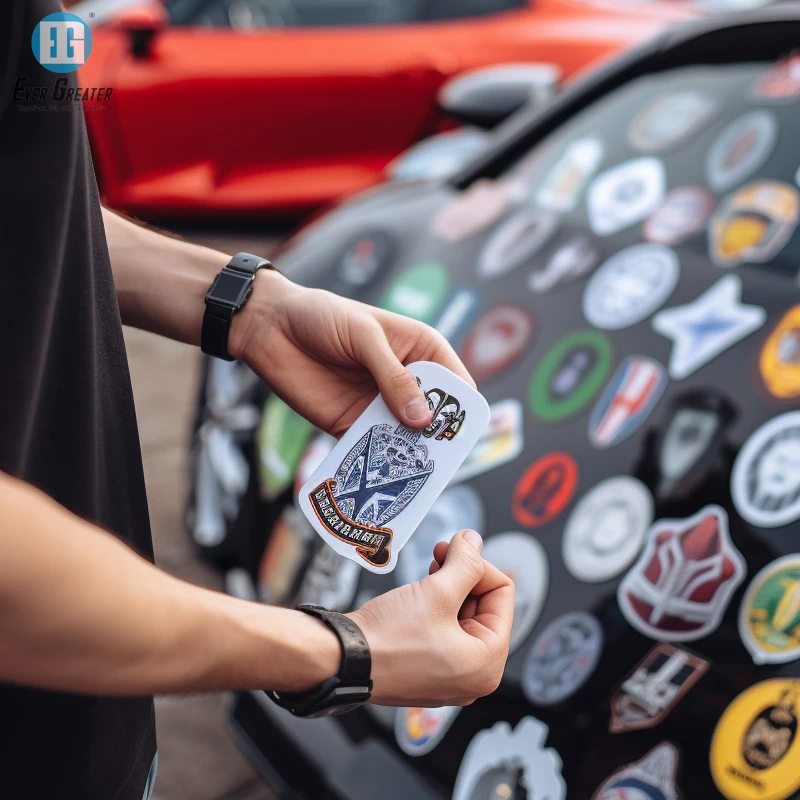 waterproof vinyl custom high quality vinyl pvc stickers for promotion