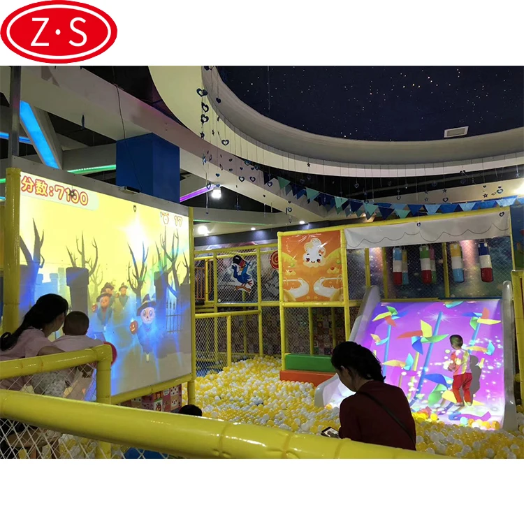 
Children playground game machine interactive projector games augmented reality interactive slide 