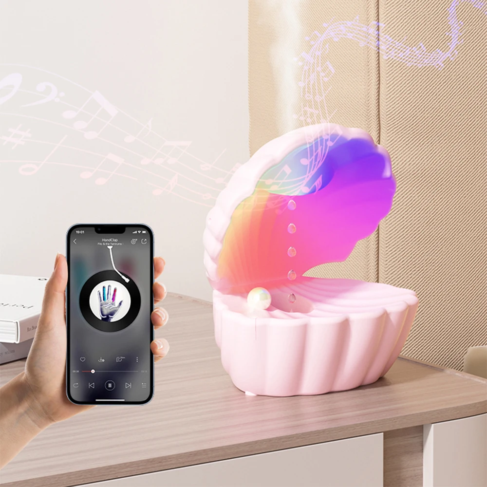 Not only the Bluetooth speaker but also the bright light humidifier Aroma diffuser 550ML home humidifier diffuser