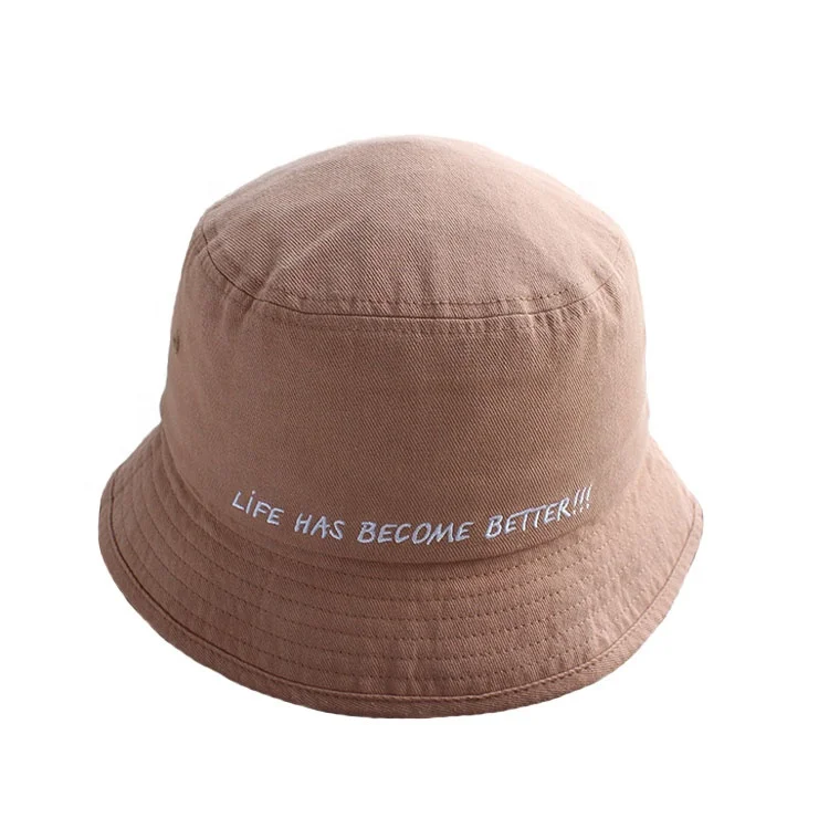 Wholesale Custom Private Label Designer Bucket Hats For Women Fashion Brand Custom Bucket Hats Cap