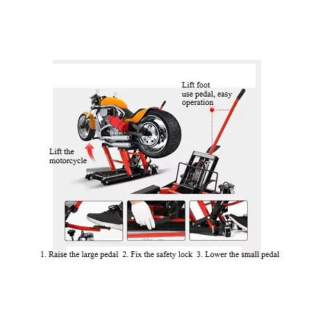 stand Heavy Duty hydraulic 680kg Motorcycle ATV Lift Jack