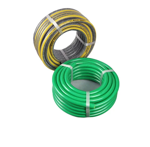 25/50/75/100ft 3 Layers PVC Braided Rubber Garden Water Hose Pipe