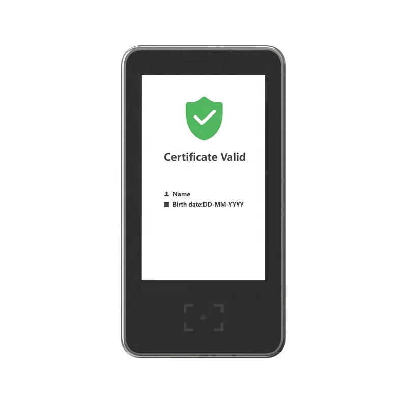 wifi portable wireless European Green pass qr reader machine for vaccination sanitary Certificate Scanner