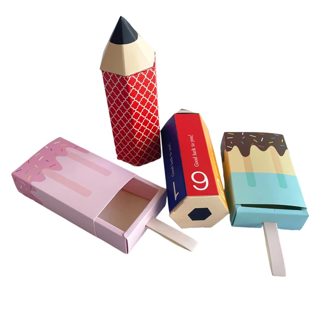 Customized food grade Ice Cream Box Popsicle Paper Tray Packaging Box