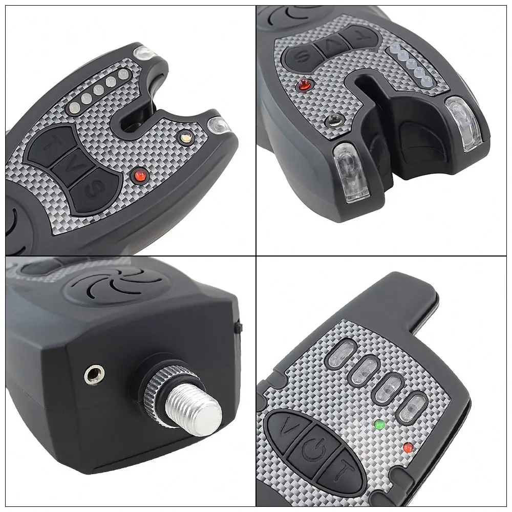 Topline Wireless Fishing Bite Alarm Set With Range Test Function 1+4 Carp Fishing Alarm And Receiver Carp Fishing Tackle