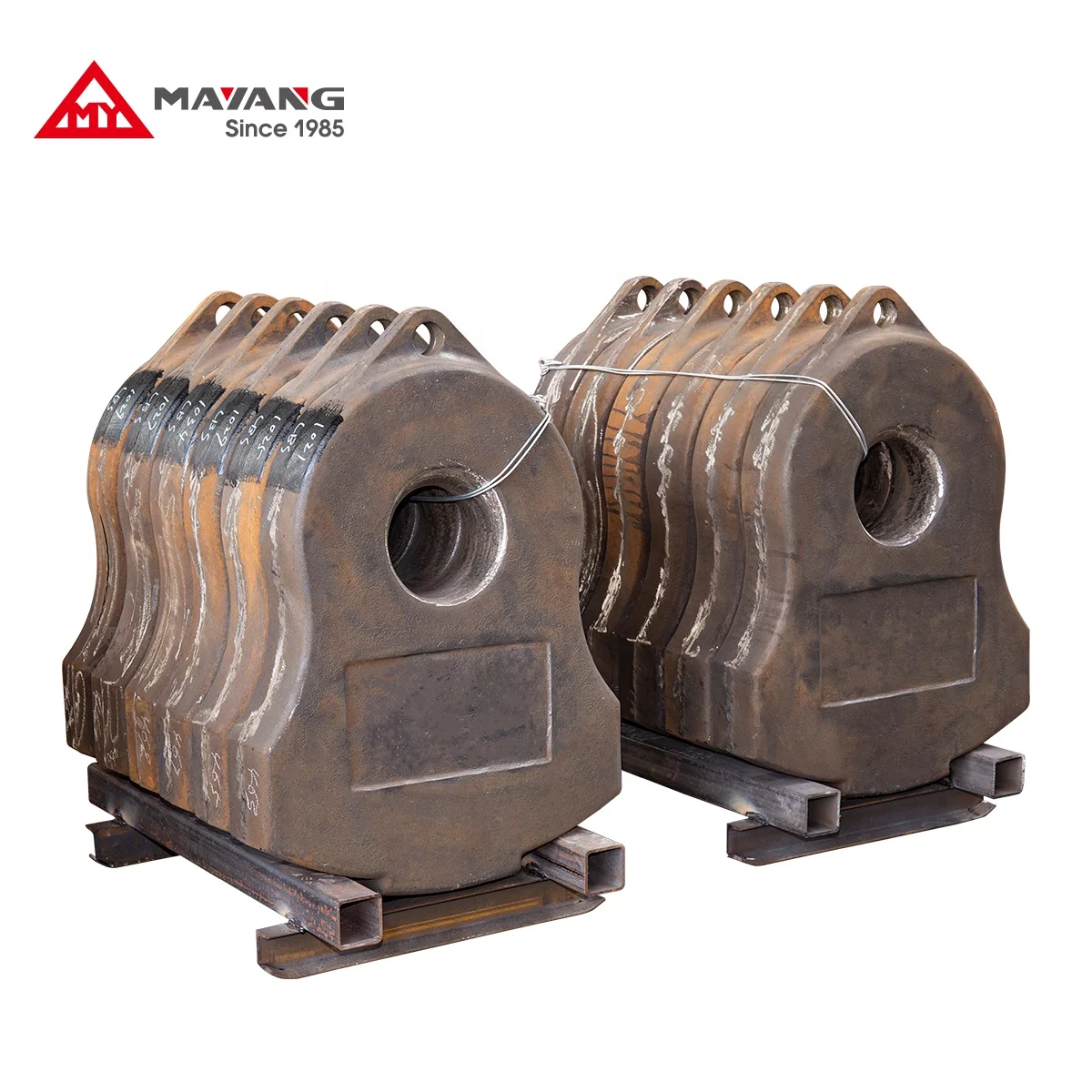 High Chromium Shredder Hammer impact hammer manganese casting flat hammer for stone