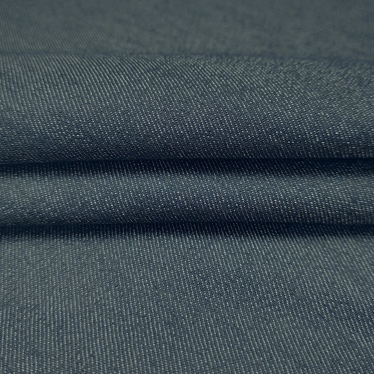 New Fashion Twill Polyester Jeans Fabric CVC Indigo Denim Material, Good Prices Woven Cotton Denim Fabric For Sale/