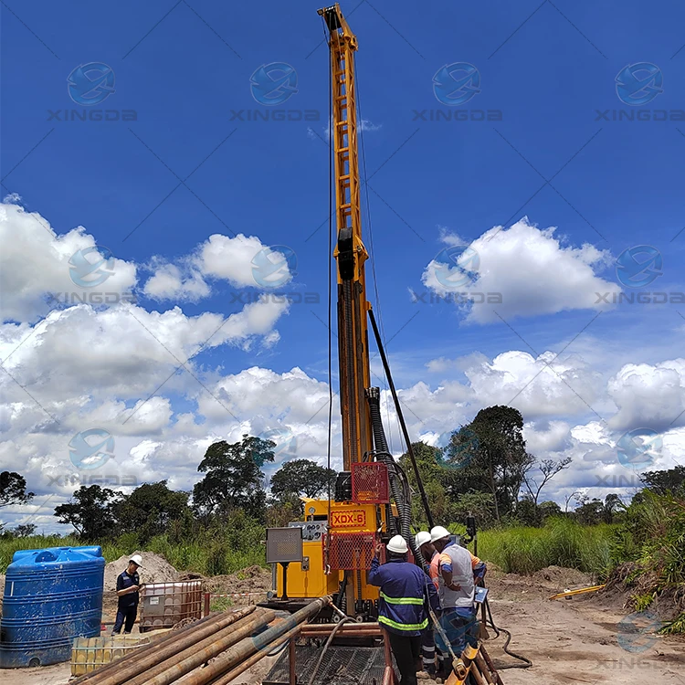 Hydraulic mountain Core Drilling Rig XDX-6 wire line huang hai rock core drilling machine