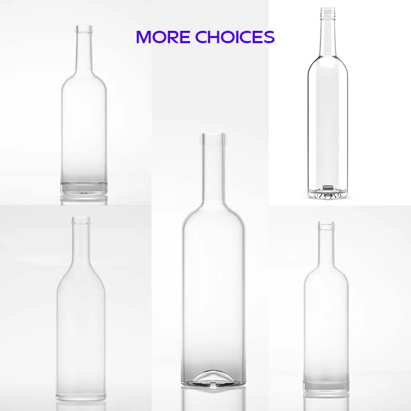 Spirits bottle new design 700ml 750ml for distillery