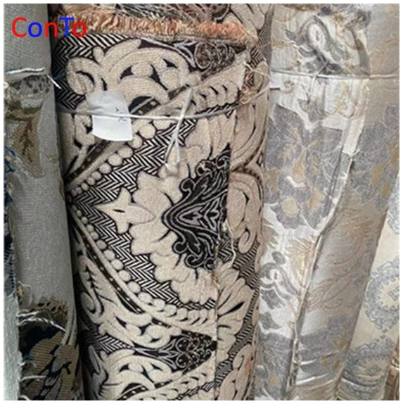 Wholesale Suede Fabric Wallpaper Chenille And Hopsack Fabric Upholstery Chenille Plain Fabric For Sofa Furniture