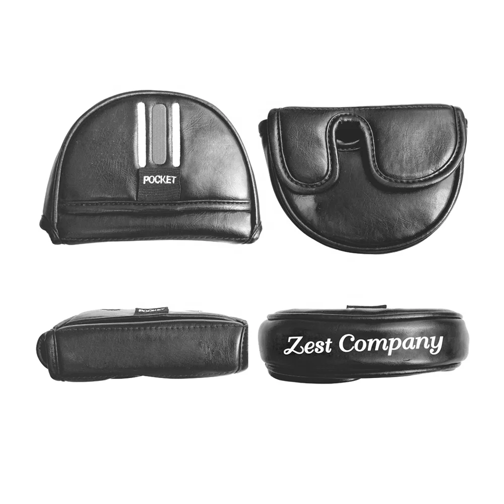 
Custom Wholesale 2020 New Mallet PU Leather Golf Club Head Cover 