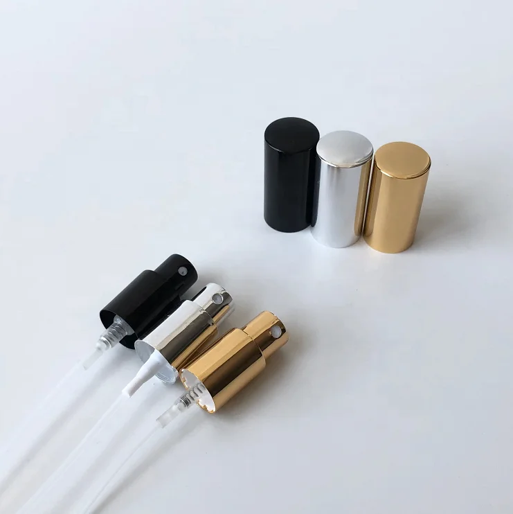 18 415 Luxury Essential Oil Spray Bottle Top Leak Proof Aluminum Perfume Fine Mist Spray Pump Cap Rose Gold