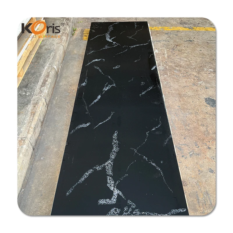 Koris composite modified and pure big slab artificial stone sheet artificial marble solid surface acrylic