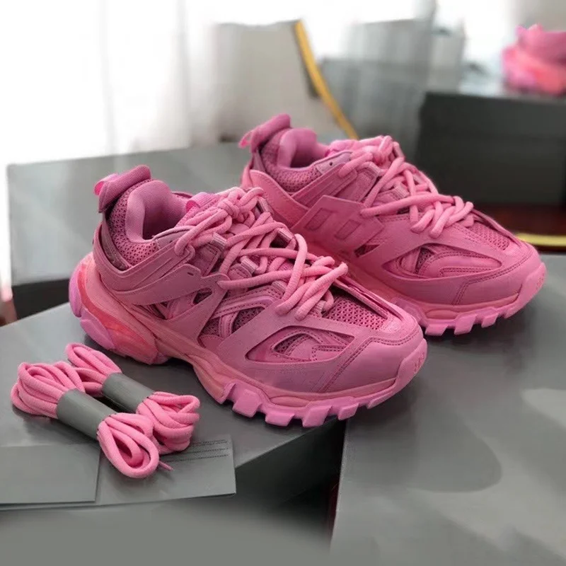 2021 New Product custom band casual sports shoes dad breathable balanciaga shoes