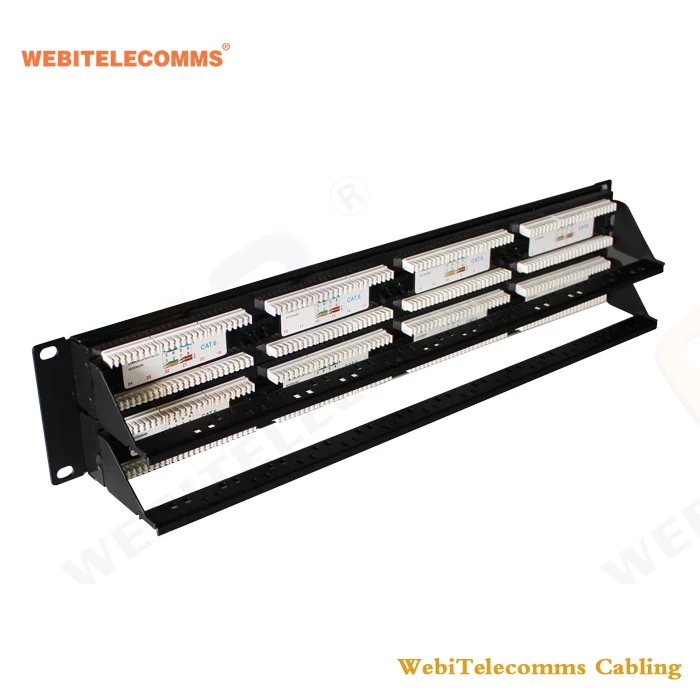 19inch 2U UTP 48 Ports CAT6 Patch Panel