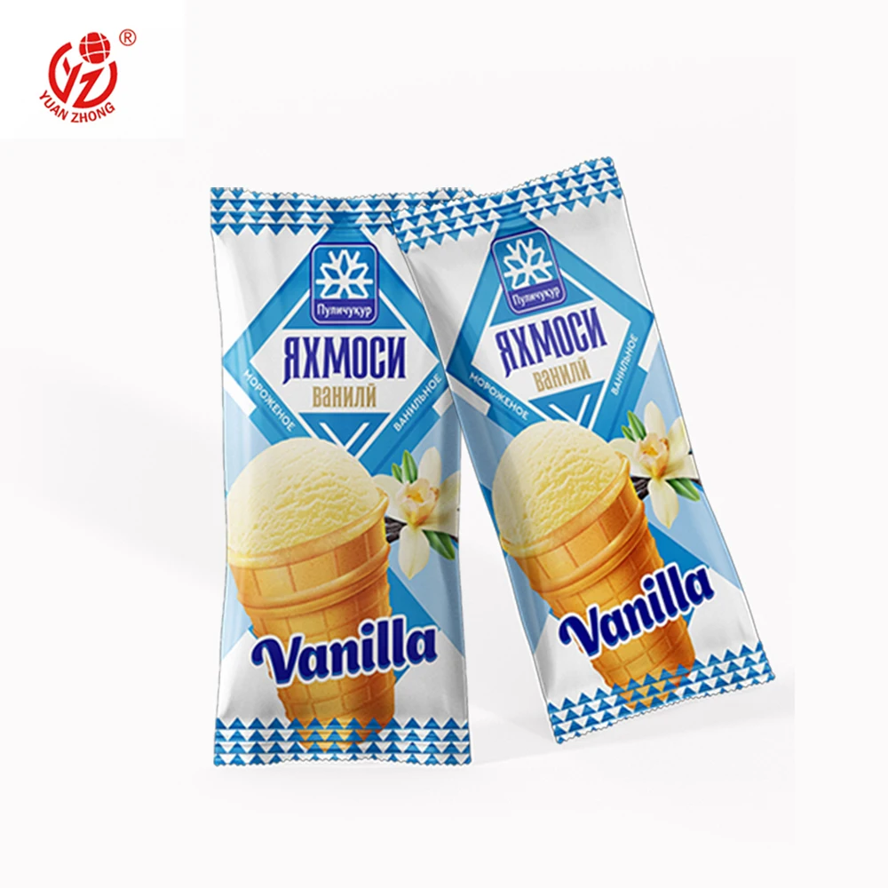 Popsicle Wrappers Bag Packaging For Ice Cream Bar Pet Pe Opp Al Vmcpp Food Packaging Laminated Plastic Film Roll