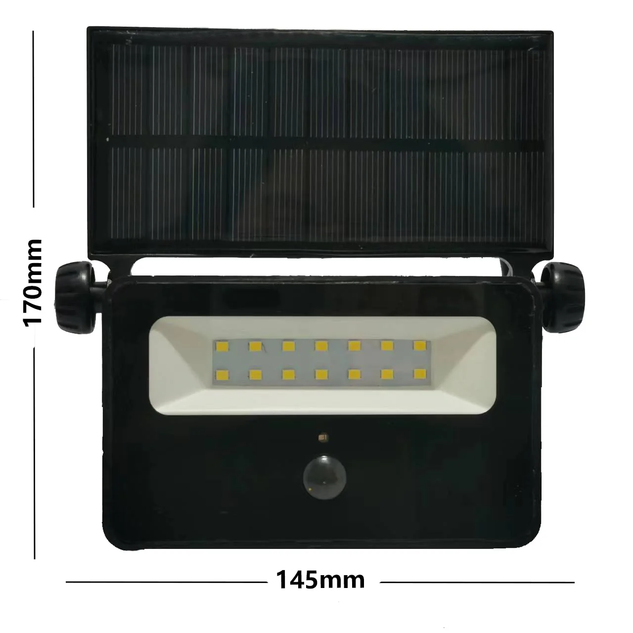 1600 Lumens Solar Rechargeable Outdoor LED Security Motion Sensor Wall Light IP54