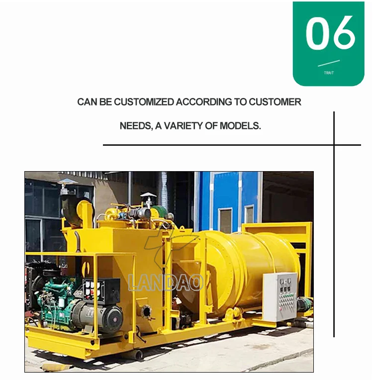 Road Construction New Bitumen Hot Mix Machine Asphalt Premix Small Plant