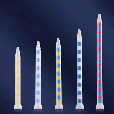 MC9.3-24 Dual Cartridge Mixing Nozzle plastic Static Mixer for Dual Adhesive Epoxy dual ab glue cartridge