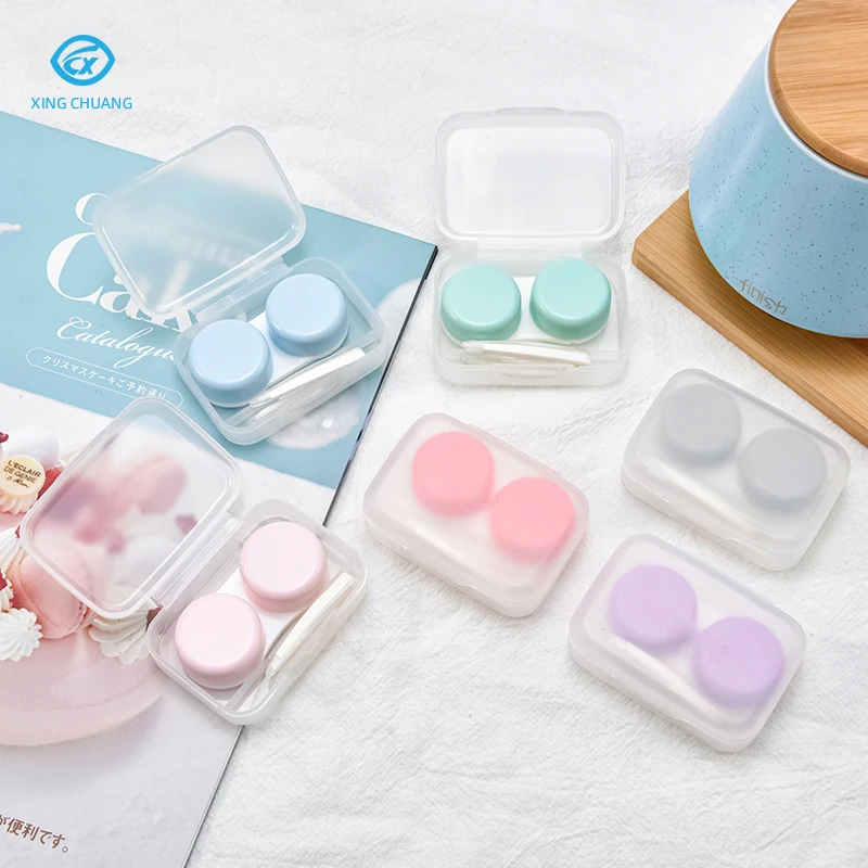 Top sale low price wholesale RTS case for glasses eye glass accessories contact lenses packaging box