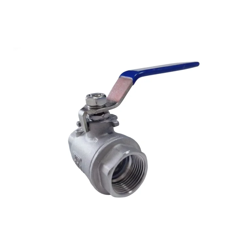 Factory Wholesale SS201 SS304 SS316 2PC Ball Valve Female Thread With Iron Ball SS Ball For Connection