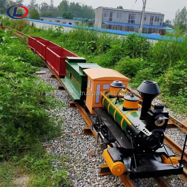 Amusement Track Train Manufacturers Commercial Electric Train Set For Adults