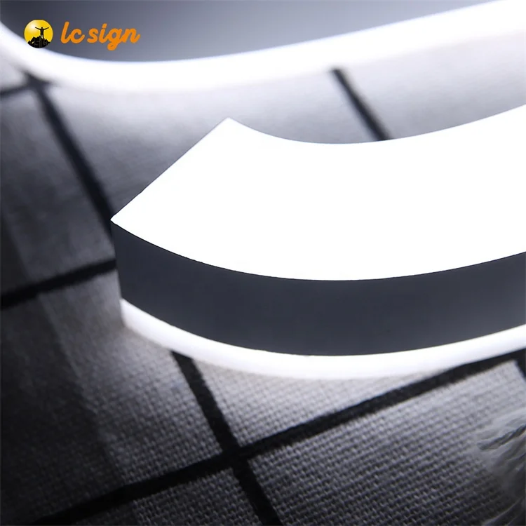 Wall Signage Custom number plate metal logo illuminated Signage LED Channel Letters 3D Letters Sign for Company wall Logo sign