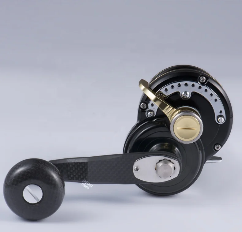 High-Speed Full Metal Drum Reels for Saltwater Fishing New Jigging Reel with 30kg Drag Power for Spinning Trolling in Rivers