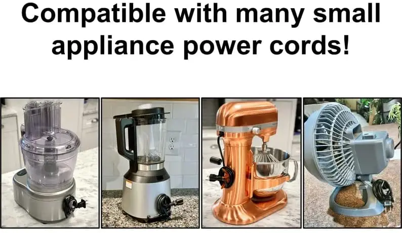 Cord Organizer Used to Stick on Kitchen Appliances,Cord Wrapper for Mixer Blender,Coffee Maker Pressure Cooker And Air Fryer