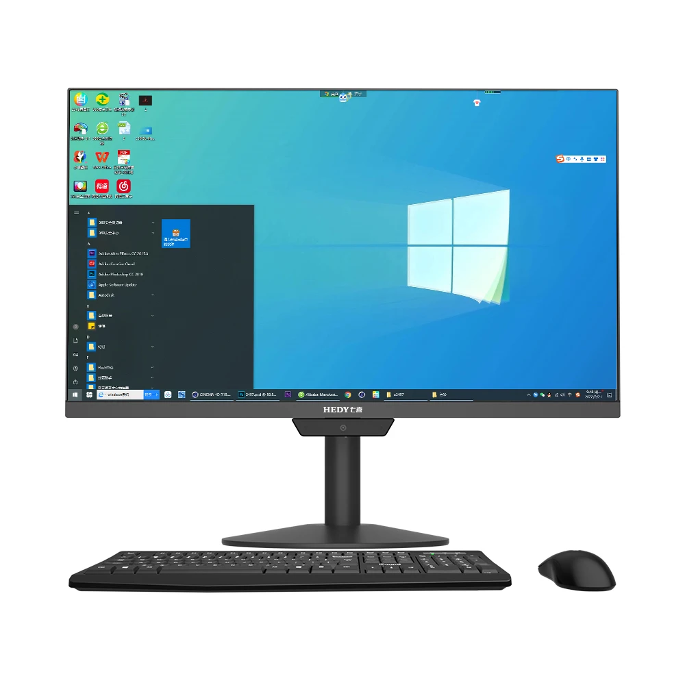 Недорогой 23 'все в одном кривой экран Intel Pentium G4560 7 3 5 ГГц 8 ГБ Ddr4 ОЗУ 500 Hdd компьютер настольный