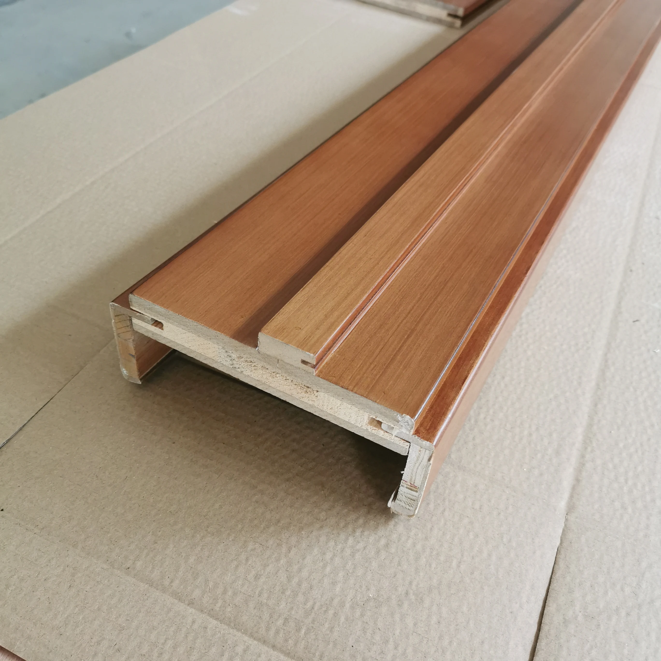 Interior Solid Wood Panel Door Apartment Hotel Room Red Teak Exterior HDF MDF Timber Wooden Veneer Doors