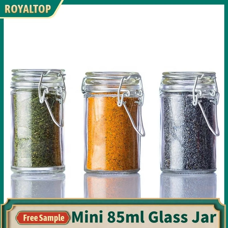 kitchen & tabletop storage airtight mason jar with sealed lid keuken en tafelblad large glass jar set for spice jam honey coffee
