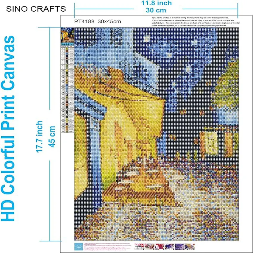 Custom Cartoon Art Kit Large Size Diamond Painting Accessories