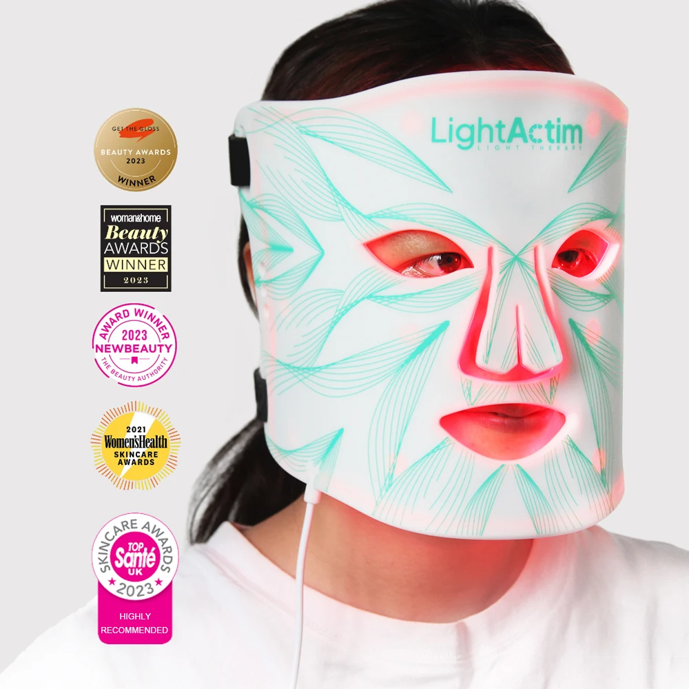 NEW Portable Red and nir silicone female mask oil control soft Currentbody flexible facial mask improve roughness and dullness
