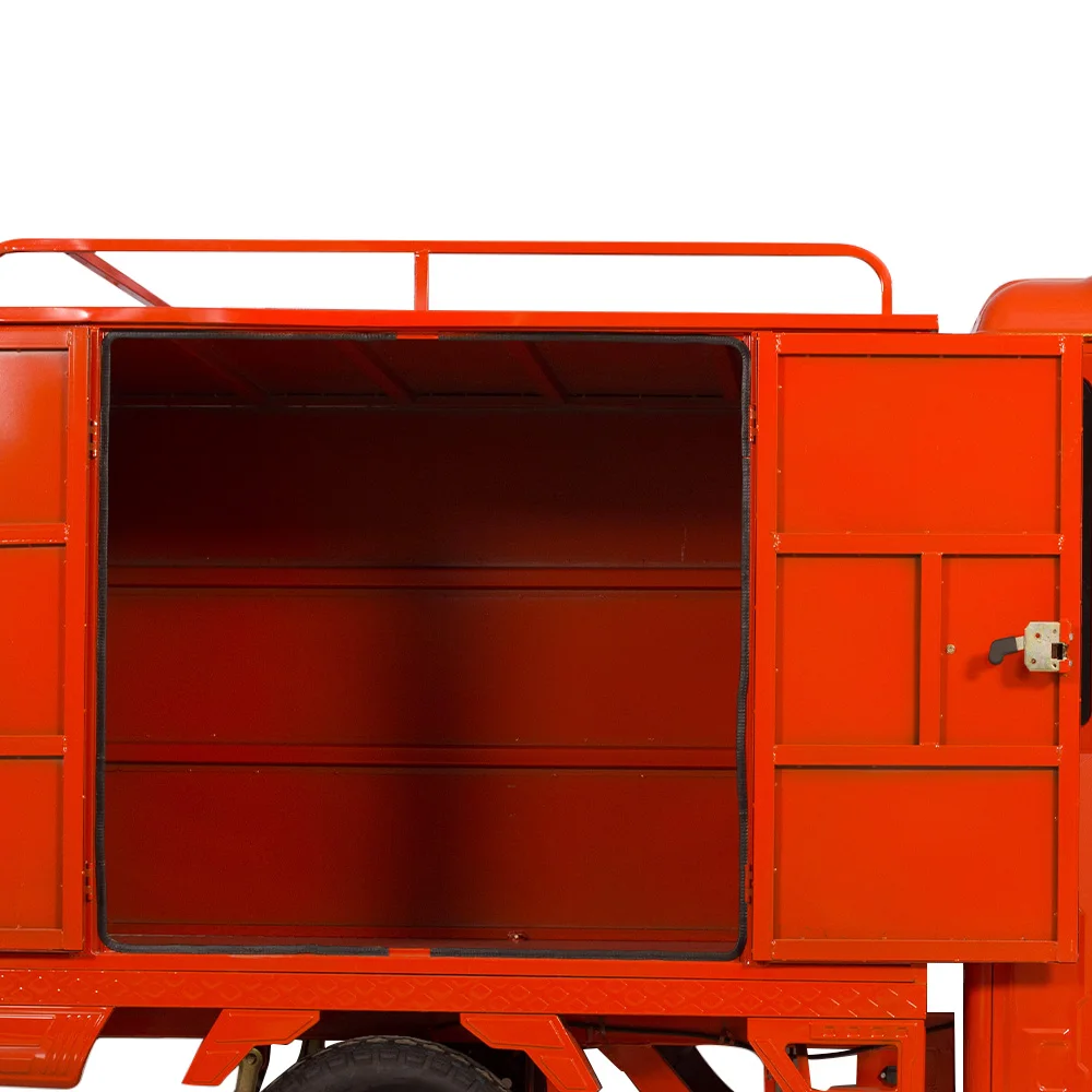 China Best-selling Food Tuktuk Adults Electric Vehicle 1200w1500w Enclosed Tricycle 3 Wheel Delivery Scooter Cargo Documents