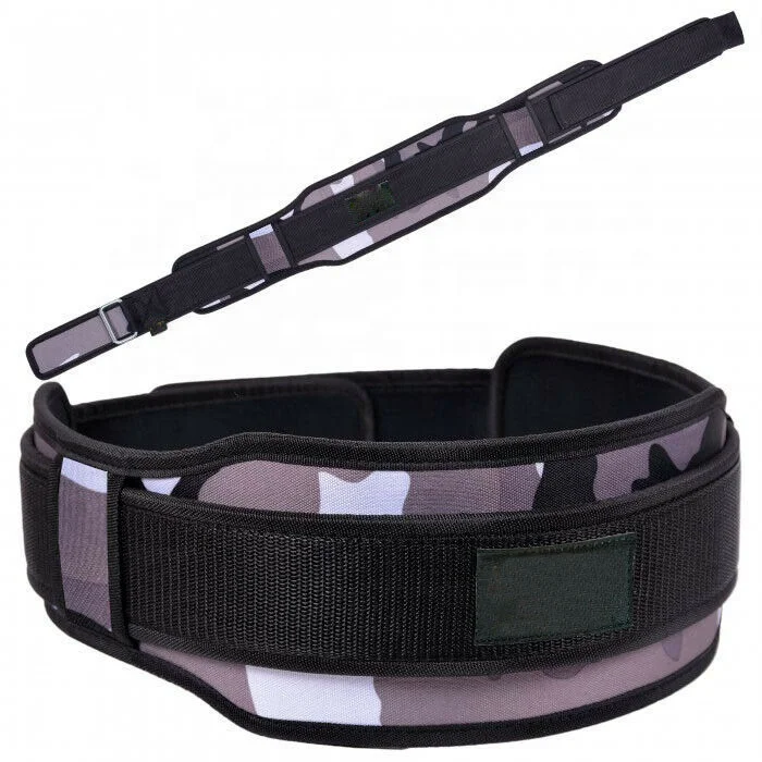 Custom Size & Color Gym Camouflage Weight Lifting Belt high Quality wholesale gym belt power lifting belt