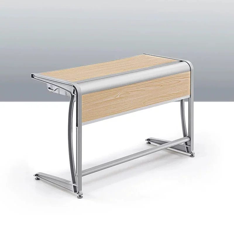 Aluminum modern school classroom furniture students single set of desks and chairs