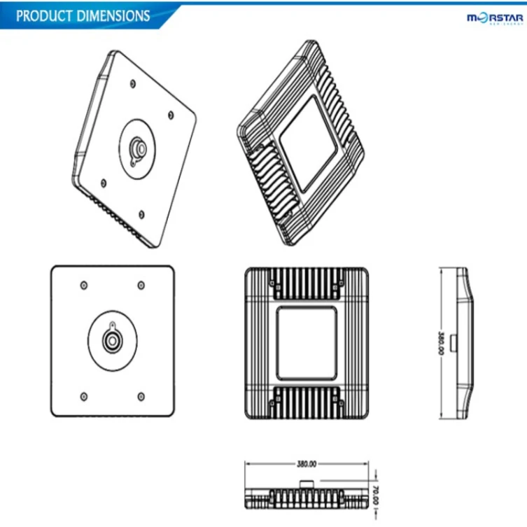 LED Canopy Lights Gas Station Ceiling Light Fixture IP65 Outdoor Ceiling Canopy Lamp Warehouse Store Security Highbay