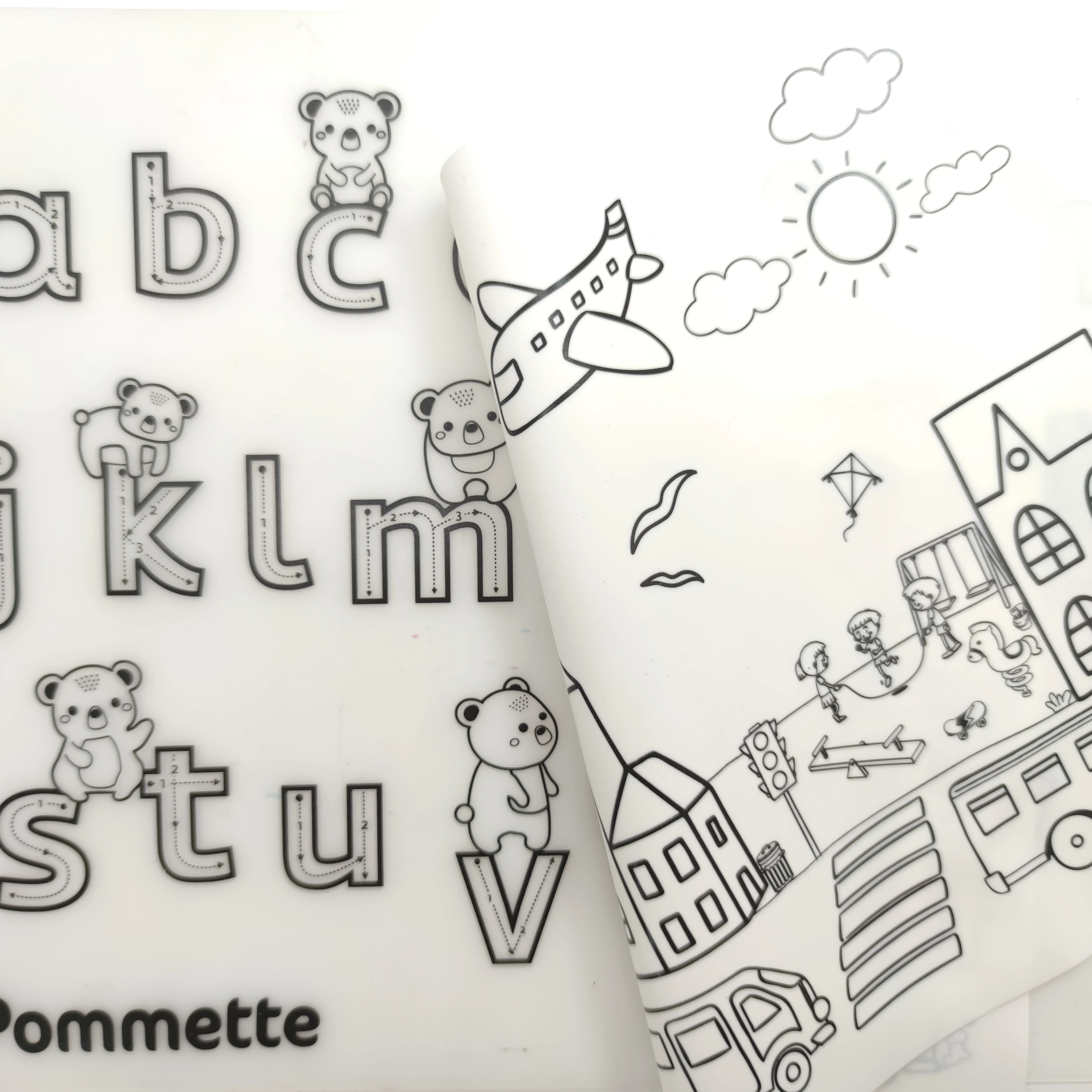 Hot Selling Baby Non-slip Silicone Heat Resistant Placemat Table Mat