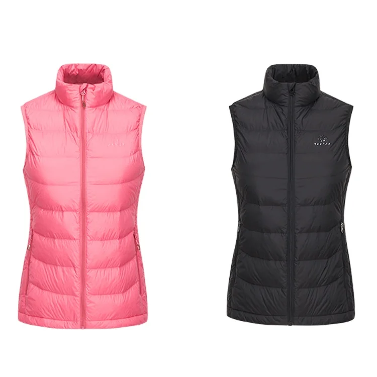 New Arrival Custom Wholesale Women Light Weight Down Vest Jacket Warm Quilt Duck Down Vest Factory Price