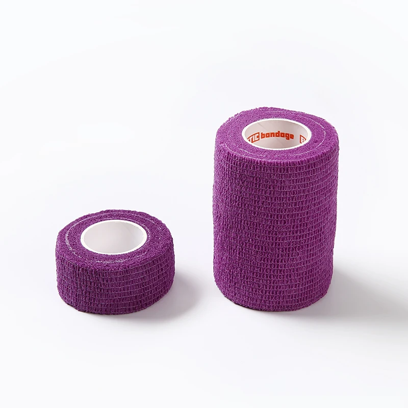 
 Предотвращает растяжение мышц, нетканый когезионный гибкий бинт  