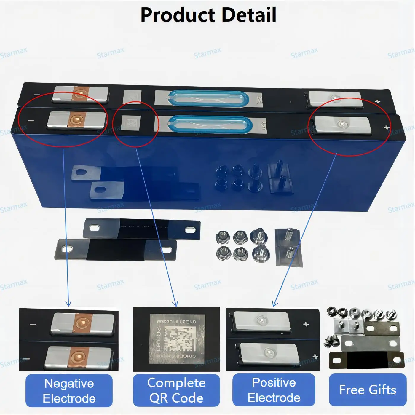 Catl 3.7V 133Ah 126Ah Nmc Bms Prismatic Battery Cell 3.7V Ncm 811 Lithium Ion Batteries