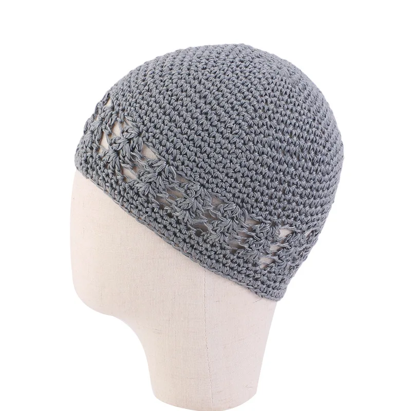 HZM-22269 Hot sale Muslim Child Hat Male Design Embroidery islamic wool felt african Prayer kufi muslim hat