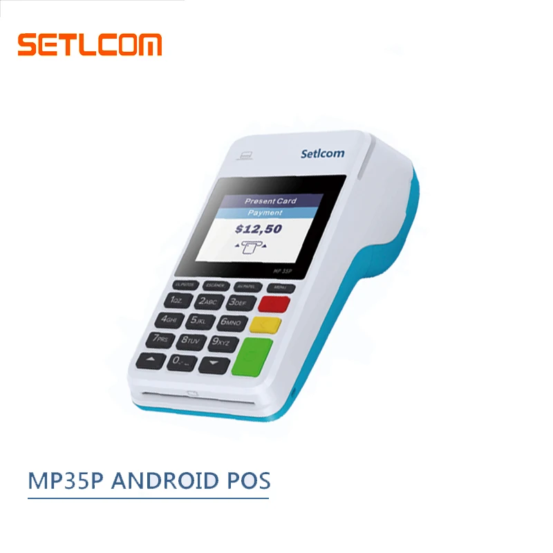  SETLCOM MP35P Android 5.0 mobile NFC IC/credit card reader Printer billing machine portable pos