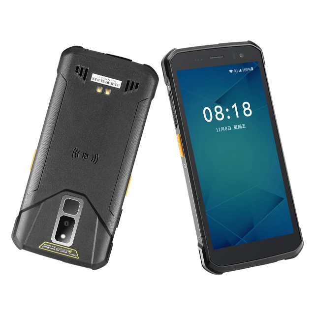 2024 Pda Android Nfc Card Reader Android Handheld Pda Device 3.8v 5000mah Pda Mobile Phone Bluetooth